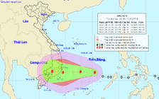 Áp thấp nhiệt đới mạnh lên thành bão số 9, hướng vào nam Trung bộ