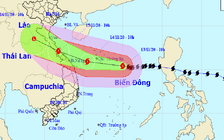 Bão số 13 giật cấp 15 tiến về Hoàng Sa, gần tâm bão sóng cao 10 m