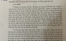 Sở KH-CN Lào Cai nói gì về việc Phó giám đốc 49 tuổi xin nghỉ việc, xin ra khỏi Đảng?