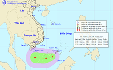 Vùng áp thấp trên Biển Đông có khả năng mạnh lên thành áp thấp nhiệt đới