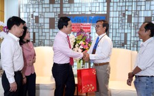 Phó bí thư Thường trực Thành ủy TP.HCM Trần Lưu Quang thăm Báo Thanh Niên