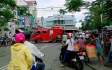 Cháy lớn tại trung tâm chợ Mỹ Xuyên