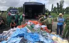 Bạc Liêu: Tiêu hủy kem trộn, khẩu trang y tế... không rõ nguồn gốc