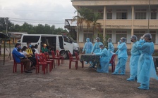 Có con trở về từ Nhật Bản bị sốt, một gia đình tự nguyện cách ly