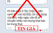 Cảnh báo tin giả 'F0 tại Quảng Trị di chuyển nhiều nơi, khai báo không trung thực'