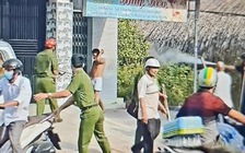 Công an Gò Công tạm giữ hình sự nghi phạm 'ngáo đá, chém vào đầu công an'