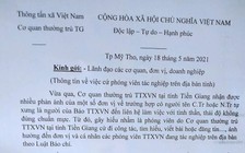 Thông tấn xã Việt Nam thường trú tại Tiền Giang gửi công văn vì bị mạo danh