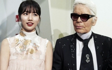 Suzy hội ngộ huyền thoại thời trang Karl Lagerfeld