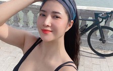 ‘Hot girl’ xe đạp một mình chinh phục đèo Hải Vân