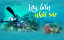 Lặn biển nhặt rác