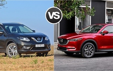 Mazda CX-5 2017 và Nissan X-Trail 2016: Crossover 5+2 có lấn át giá bán?
