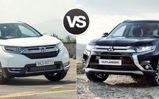 Honda CR-V và Mitsubishi Outlander: Chọn Crossover 5+2 nhập khẩu nào?