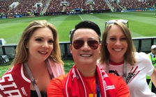 Bị fan Brazil túm tóc, Hoàng Bách trao tình cảm cho CĐV Nga xinh đẹp