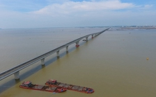 Ngắm cầu vượt biển dài nhất Việt Nam trước ngày thông xe