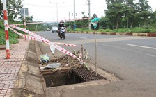 Buôn Ma Thuột: Mất nhiều nắp hố ga, tai nạn rình rập người đi đường