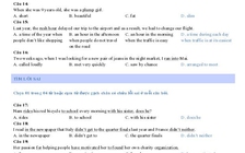 Đề thi mẫu của ĐH Quốc gia Hà Nội