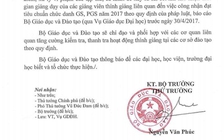 31 đơn vị xác nhận hồ sơ giáo sư, phó giáo sư không chuẩn xác