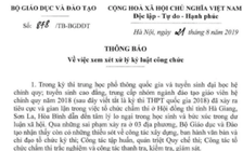 Bộ GD-ĐT thu hồi thông báo xem xét kỷ luật 13 cán bộ liên quan vụ gian lận thi