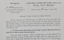 Căn cứ kỷ luật ông Lê Vinh Danh là luật Cán bộ, công chức hay Viên chức?