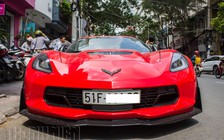 ‘Quỷ đỏ’ Chevrolet Corvette C7 Z06 giá 7 tỉ đồng dạo phố Sài Gòn