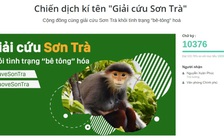 Hơn 10.000 người ký tên kiến nghị điều chỉnh quy hoạch Sơn Trà