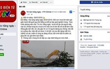 Xuất hiện Facebook giả mạo VTV đăng tin thất thiệt về Đà Nẵng