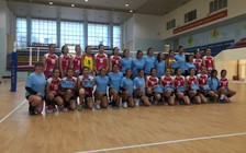 Các vận động viên bóng chuyền Mỹ giao lưu tại Việt Nam