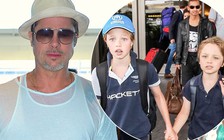 Brad Pitt chiều con hết mực khi đoàn tụ sau thời gian dài xa cách