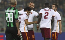 Vòng 23 Serie A: 10 người Roma đánh bại Sassuolo