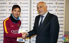 Messi lần đầu giành giải Cầu thủ xuất sắc nhất tháng ở La Liga