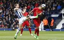 Liverpool trở lại top 3 với trận thắng sít sao West Brom