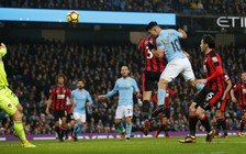 Aguero đi vào lịch sử, Man City có trận thắng thứ 18