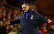 HLV Sarri không thể lí giải tại sao Chelsea thua Wolves