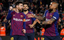 Messi lại mang về 3 điểm cho Barcelona