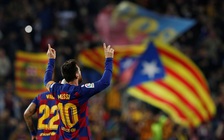 Messi đưa Barcelona trở lại ngôi đầu La Liga