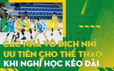 Các nhà vô địch nhí ưu tiên cho thể thao khi nghỉ học kéo dài