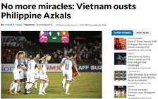 Truyền thông Philippines: ‘Thua tâm phục khẩu phục’