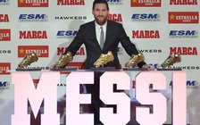 Messi vượt mặt Ronaldo với kỷ lục đoạt giải 'Chiếc giày vàng' châu Âu