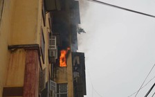 Cháy lớn tại khu tái định cư ở Hà Nội