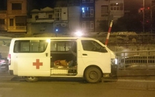 Xe cứu thương gây tai nạn liên hoàn ở Hà Nội