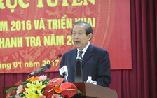 Năm 2016 xử lý 20 người đứng đầu vì để xảy ra tham nhũng