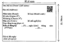 Từ năm 2021 sẽ sử dụng đăng ký xe thông minh