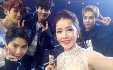 Chi Pu khiến fan ganh tị khi chụp ảnh với EXO, Park Shin Hye