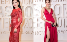 Cao Thái Hà - Phạm Hương rực rỡ sắc đỏ ở Vietnam International Fashion Week