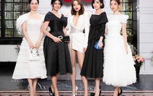 Kỳ Duyên hở bạo giữa dàn Hoa hậu Việt Nam kín đáo dự show thời trang