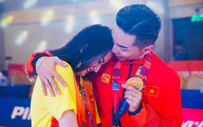 Khánh Thi khóc nức nở khi chồng giành HCV tại SEA Games