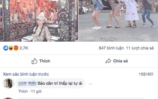 Bức xúc cô gái ‘mặc ngắn cũn cỡn' chụp ảnh ở chùa