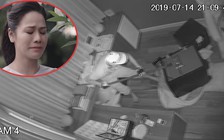 CLIP: Kẻ trộm phá tung hai két sắt trong biệt thự của Nhật Kim Anh