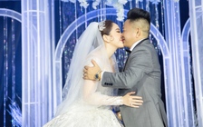 Bảo Thy khóa môi ông xã doanh nhân trong ngày cưới