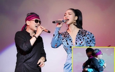 Ca sĩ Khánh Loan hôn thần tượng Jimmii Nguyễn trên sân khấu